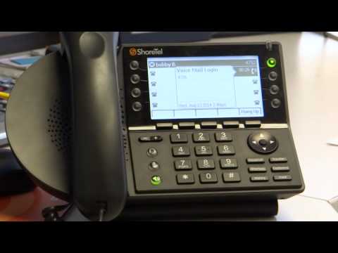 ShoreTel Tutorial: Voicemail