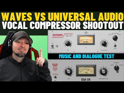 UAD LA-2A vs. Waves CLA-2A | Compressor Comparison