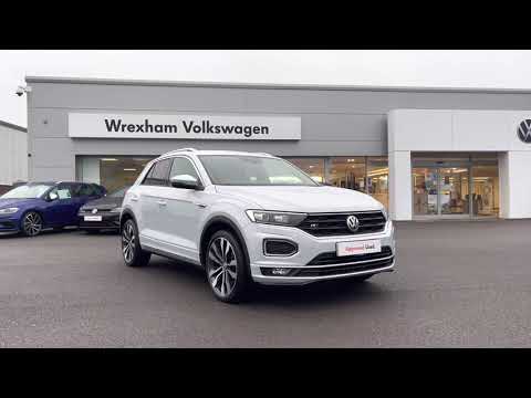 Approved Used Volkswagen T-Roc R-Line 1.6 TDI 115ps White Silver | Wrexham Volkswagen