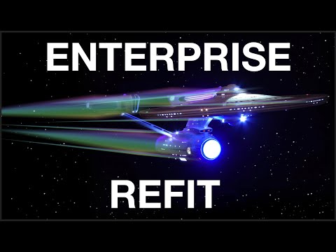 1/350 Enterprise Refit Model Build Demo Video