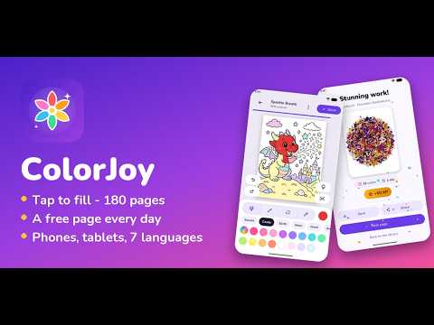 ColorJoy: Coloring Book video thumbnail