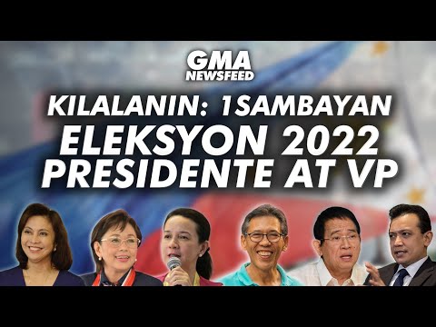 Kilalanin: 1Sambayan Eleksyon 2022 president at VP nominees | GMA News Feed