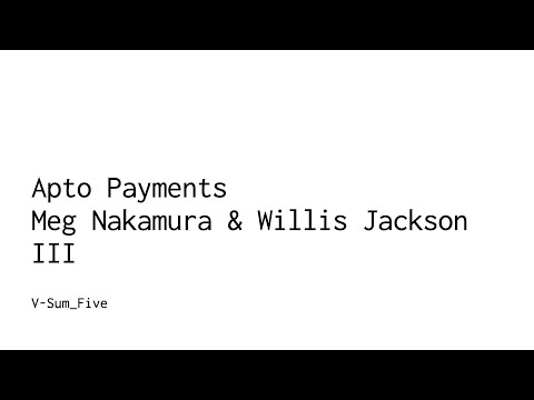 Apto Payments technical briefing thumbnail