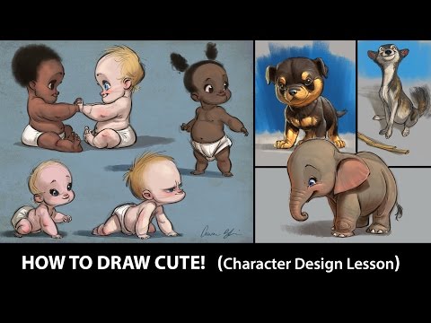 How to Draw CUTE!  (Character Design Course Sneak PEEK)