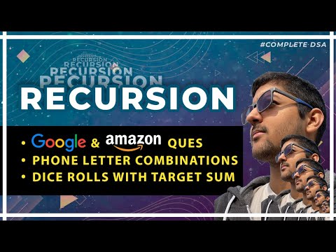 Recursion Google Amazon Questions Dice Throw Letter Combinations of a Phone Number