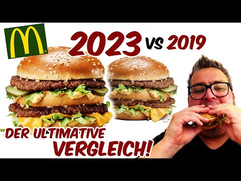 HÄLT McDONALDS VERSPRECHEN? Der neue BigMAC - der ULTIMATIVE VERGLEICH 2023 zu 2019