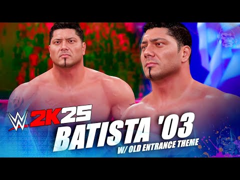 Batista 2003 Ruthless Aggression w/ Retro Entrance Theme | New WWE 2K25 PC Mods
