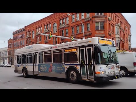 NFTA Metro Bus 2011 Gillig Advantage Low Floor HEV 40' 1125 "Main-Michigan"