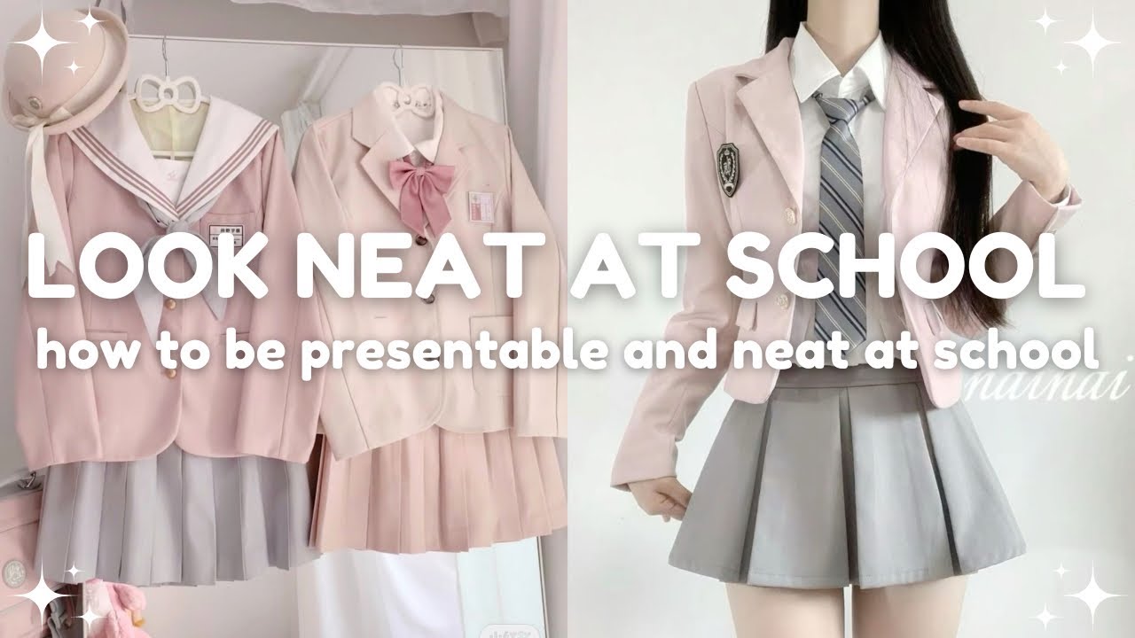 guide to looking presentable and neat at school 🌷🏫 school beauty tips