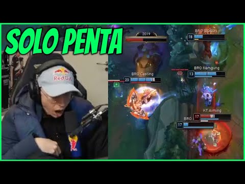 KT Aiming Actual 1v5 Insane Pentakill