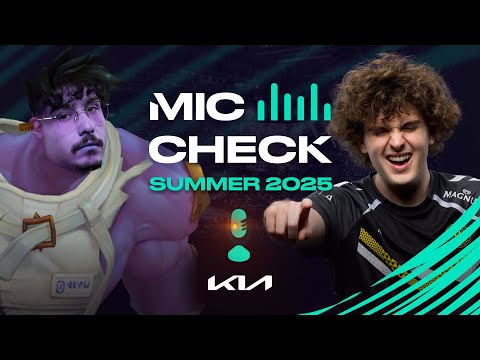 Pregame Shenanigans| Kia Mic Check | 2025 LEC Summer Week 3