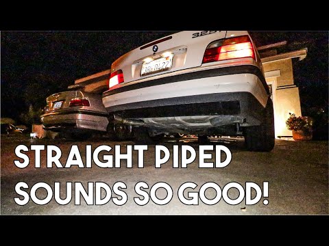 I Straight Piped My E36! (325i)