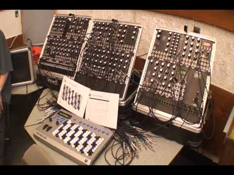 Mind-exploding room full of synthesizers & modulars- AHNE'09