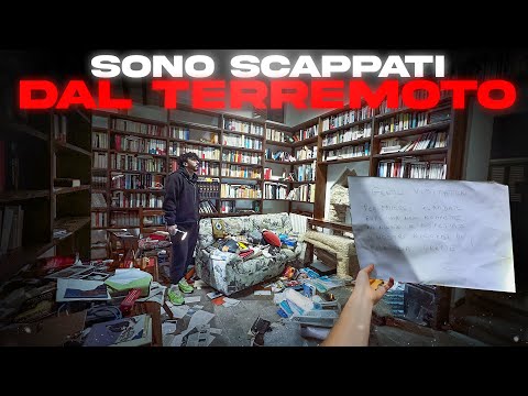 ABSURD THIS FAMILY ESCAPED FROM THE EARTHQUAKE - WE FIND A MESSAGE AND WE GIVE CHILLS!