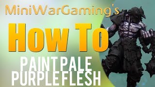 How To: Paint Pale Purple Flesh