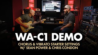 Video thumbnail for WA-C1 Chorus & Vibrato Pedal Demo | Review & Starter Settings by Warm Audio