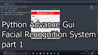 Python Advance GUI Tutorial for Desktop Applications With Database Part1