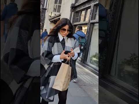 Street fashion in London.