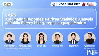 [CHI '26] LAPS: Automating Hypothesis-Driven Statistical Analysis of Public Survey Using Large ...