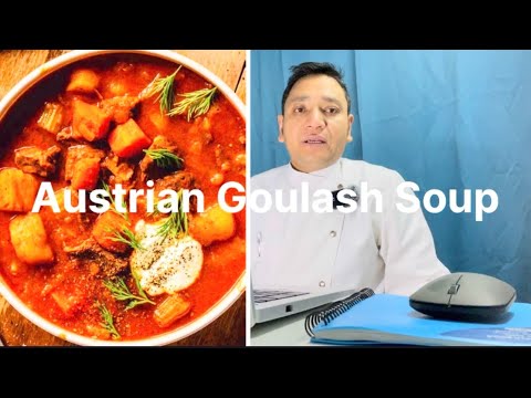 The Austrian Goulash Soup (Wiener Gulaschsuppe)— spicier, richer, and slightly thicker 