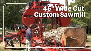 Cooks AC4449 Sawmill | Massive 45 Wide Cut & Cutting Capacity #sawmill #sawmillbusiness