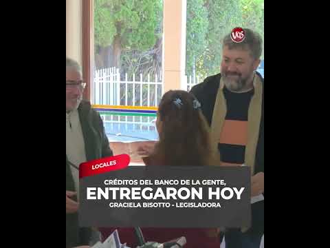GENERAL DEHEZA: ENTREGARON CRÉDITOS DEL BANCO DE LA GENTE EN GENERAL DEHEZA.
