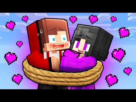 The EVIL Girl Loves JJ, but he is not happy about it   - Maizen Minecraft Animation