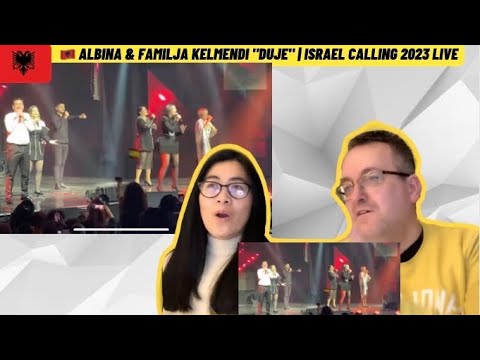 🇦🇱 Albina & Familja Kelmendi "Duje" | Israel Calling 2023 LIVE | 🇩🇰REACTION