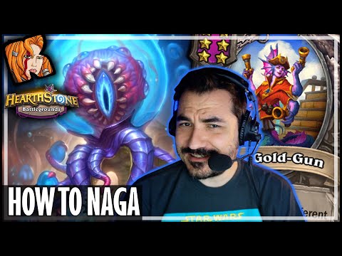 NAGA BUILDS ARE GREAT WITH CRAZY LUCK! - Hearthstone Battlegrounds