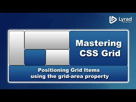 CSS Grid - Positioning items using grid-template-areas and grid-area