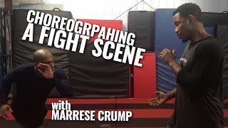 Michael Jai White and Marrese Crump Choreographing a Martial Arts Fight Scene!!