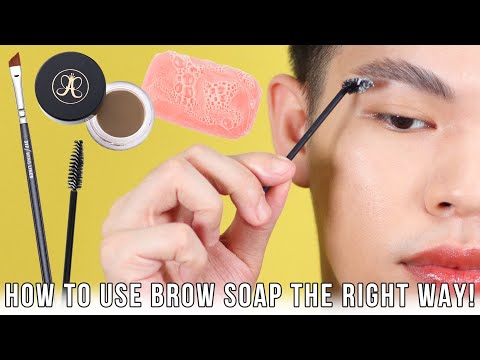 HOW TO USE BROW SOAP THE RIGHT WAY!!! PERFECT BROWS USING ONLY 2 PRODUCTS! (BEGINNER FRIENDLY)