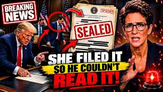 The Sealed Document Was Designed So Trump Couldn’t Read It — His Lawyers Quit Af