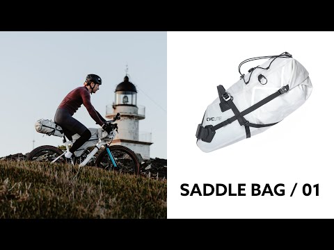 SADDLE BAG / 01 - bikepacking bag - mounting and functions  | CYCLITE (English subtitles available)