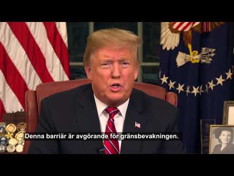Dolda Nyheter: TRUMPS TV-TAL OM MUREN