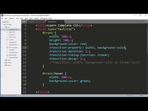 Transitions and Animations CSS Properties in Hindi part9