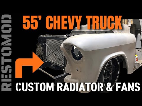 55’ Chevy Truck | Radiator & SPAL Electric Fans!
