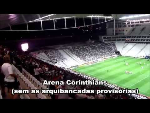 Veja a Arena Corinthians sem as arquibancadas provisrias