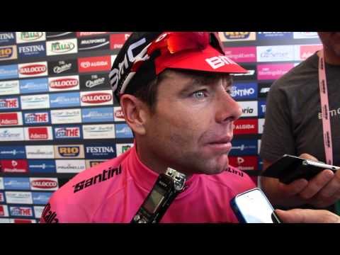 Giro d'Italia: Cadel Evans stage 10 reaction