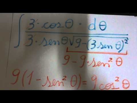 Integral por substituição trigonométrica