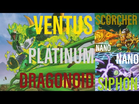 Ventus *PLATINUM* Dragonoid Platinum Power Up Pack Unboxing | Bakugan: Evolutions