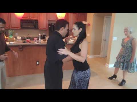 #TANGO LESSON: Traspie Combination for Tango Vals Milonga Georgina & Oscar Mandagaran