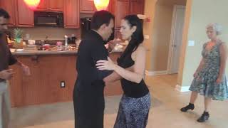 #TANGO LESSON: Traspie Combination for Tango Vals Milonga Georgina & Oscar Mandagaran