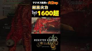 【チャアク】ゴグマジオスの防具で更に火力アップした超高火力【モンハンワイルズ】#shorts