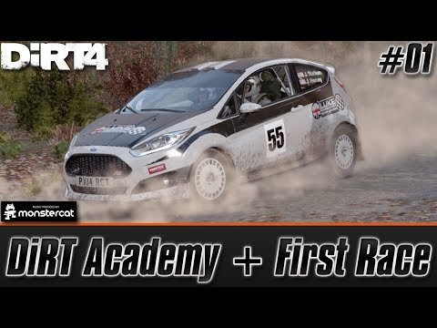 DiRT 4 (PS4): Career (Part 1) | DiRT Academy + First Race (Complete Car List) [60 FPS]
