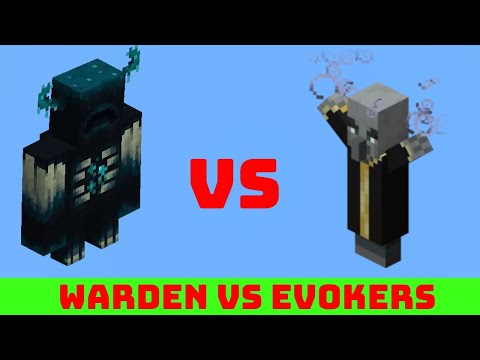 Warden vs Evokers | Minecraft 1.19