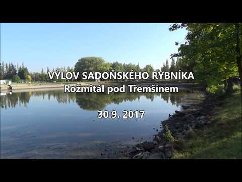 VÝLOV SADOŇSKÉHO RYBNÍKA 2017