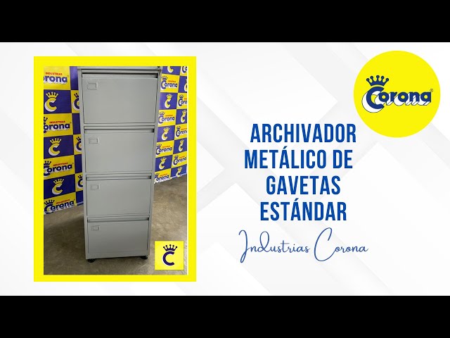 Vídeo relacionado con Cathedral Metal Box - Caja archivadora para fichas A4, gris