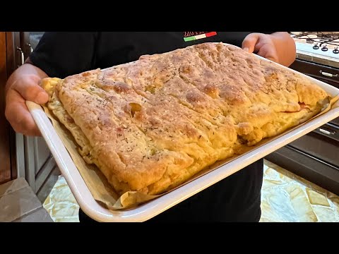 Focaccia Ripiena e Croccante