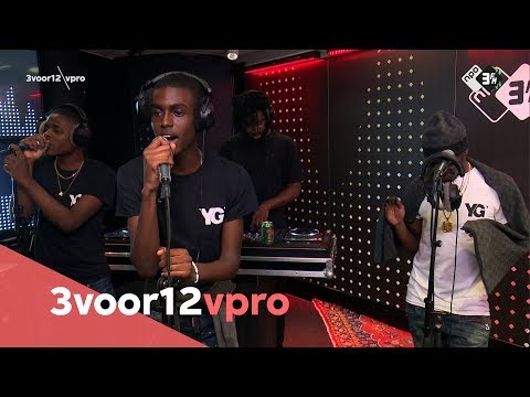 YungGods (Loopey, Nodda & Fosa YG) - live at 3voor12 Radio